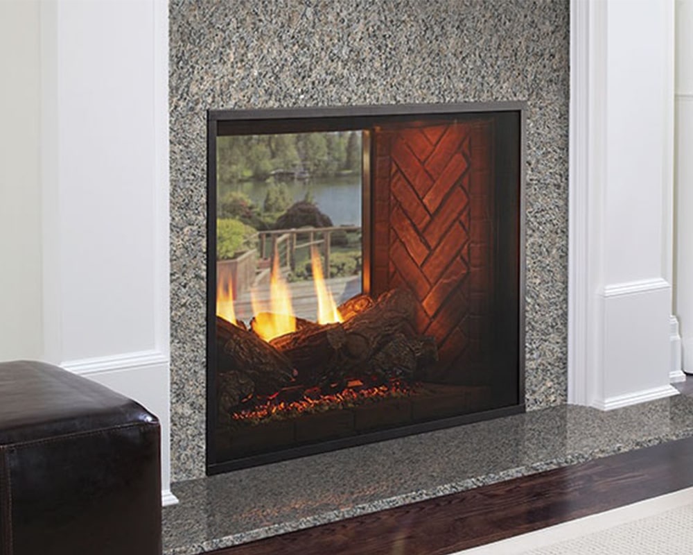 Fortress See-Through Gas Fireplace