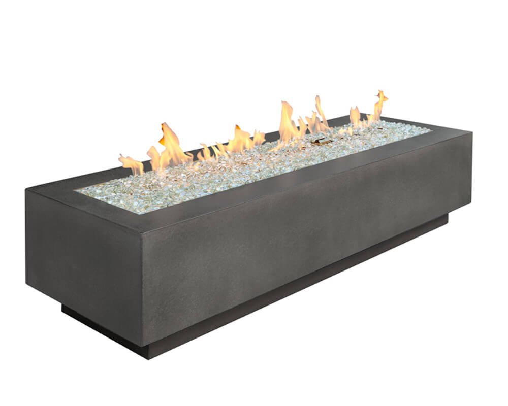 Midnight Mist Cove 72″ Linear Gas Fire Pit Table