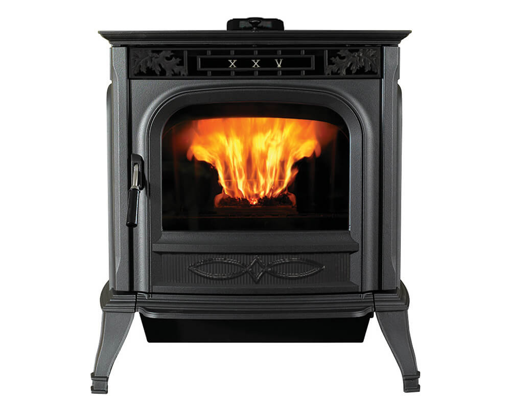 XXV-TC Matte Black Pellet Stove